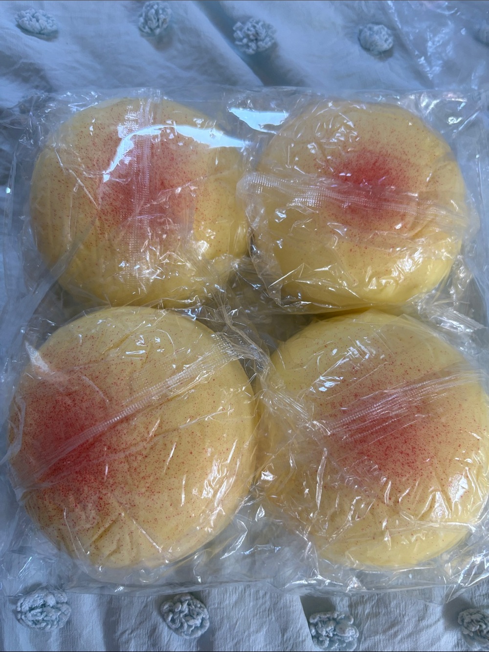Hamburger Bun Squishy Pack of 4